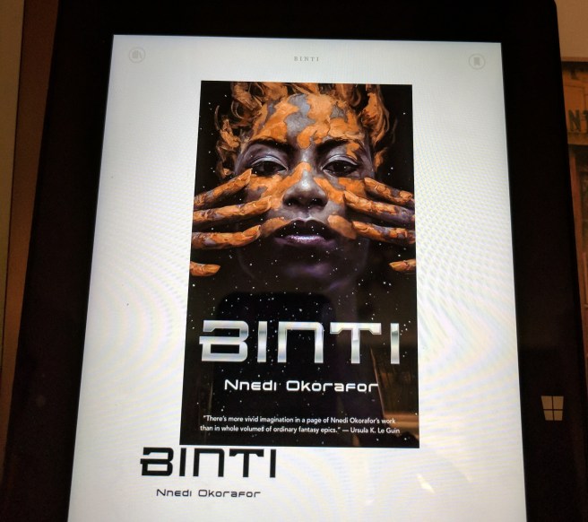 Kindle Binti novella manual picture